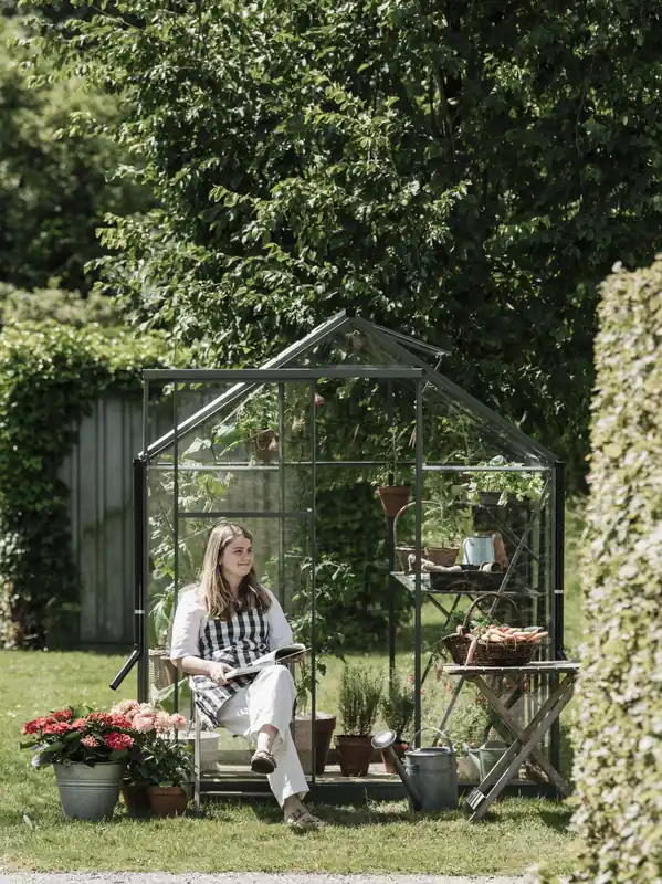 Veilige Betaling Royal Well Tuinkas Kate III 192 x 314 cm Groengrijs