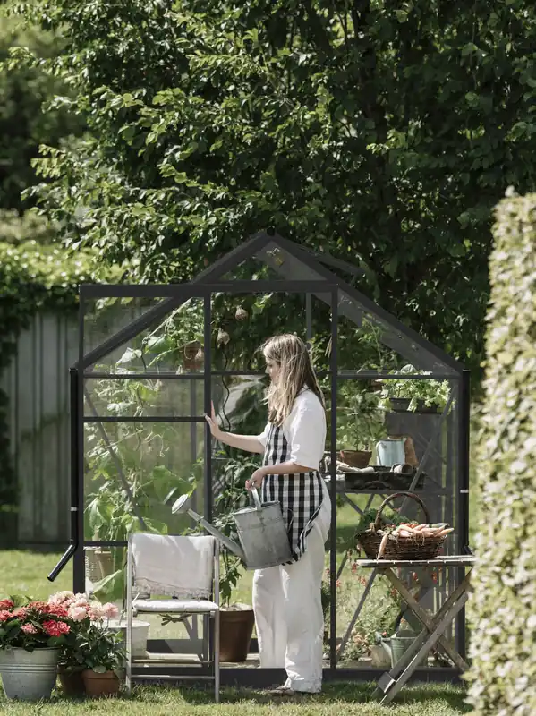 Hoge Kwaliteit Royal Well Tuinkas Kate IV 192 x 375 cm Zwart