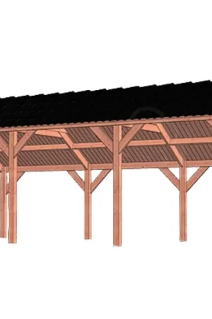 Betaalbaar Trendhout Douglas Kapschuur De Deel 750 x 340 cm