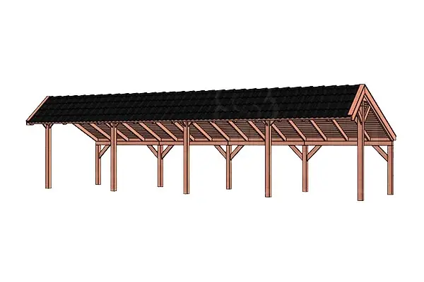 Koopje Trendhout Douglas Kapschuur De Heerd 1200 x 425 cm