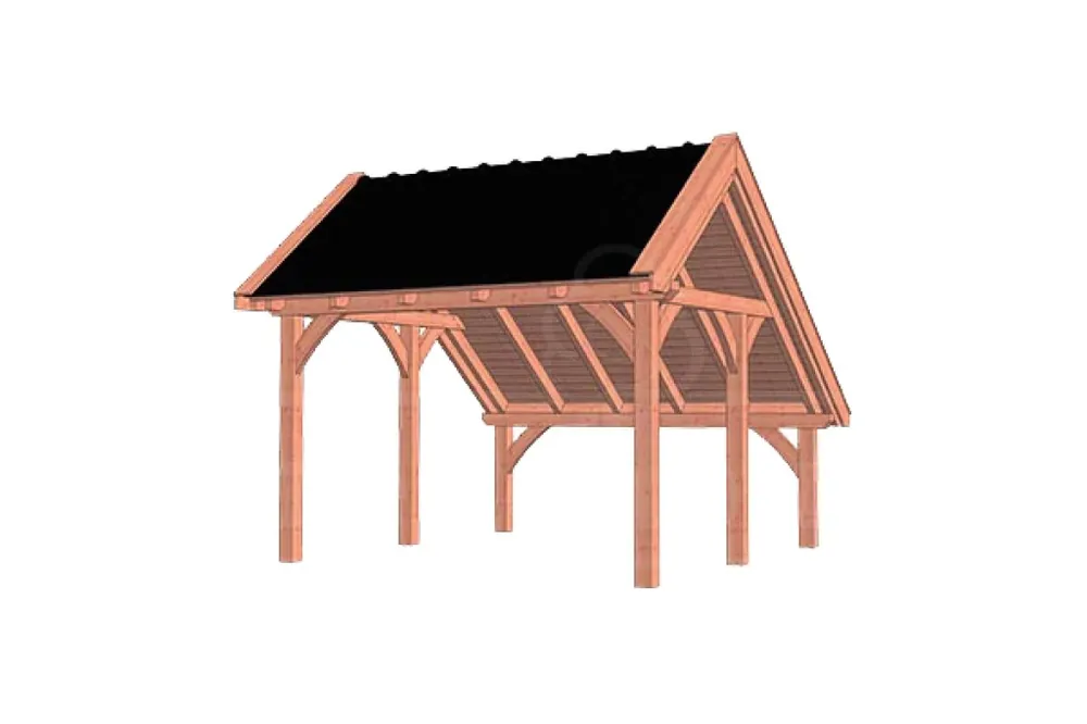 Bestseller Trendhout Douglas Kapschuur De Hoeve XL 415 x 440 cm