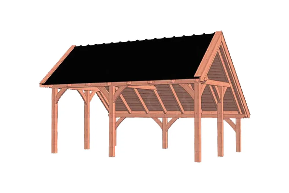 Gereduceerde Prijs Trendhout Douglas Kapschuur De Hoeve XL 585 x 440 cm