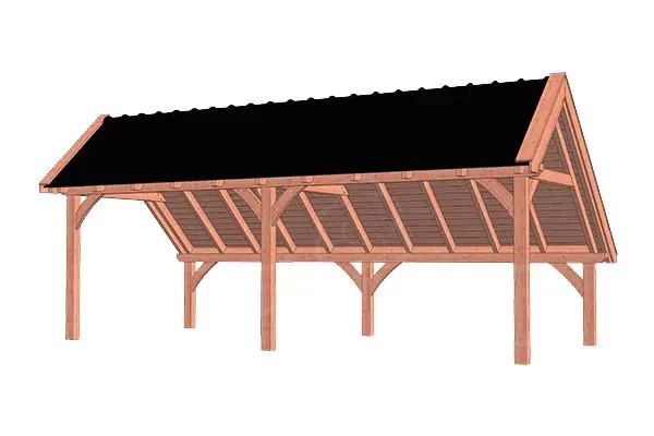 Trendhout Douglas Kapschuur De Hoeve XL 770 x 380 cm Exclusieve Aanbieding