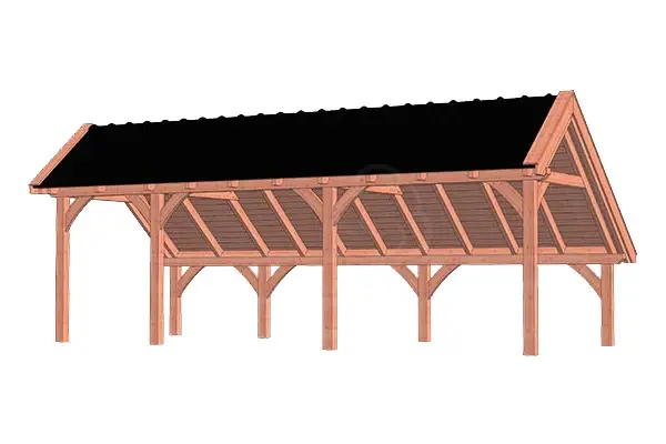 Lage Prijs Trendhout Douglas Kapschuur De Hoeve XL 815 x 380 cm