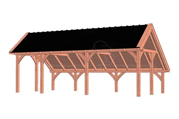 Trendhout Douglas Kapschuur De Hoeve XL 815 x 440 cm Beperkt Aanbod