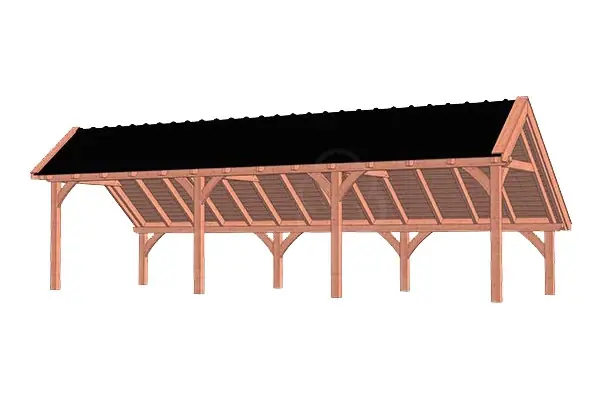 Trendhout Douglas Kapschuur De Hoeve XL 990 x 380 cm Direct Beschikbaar