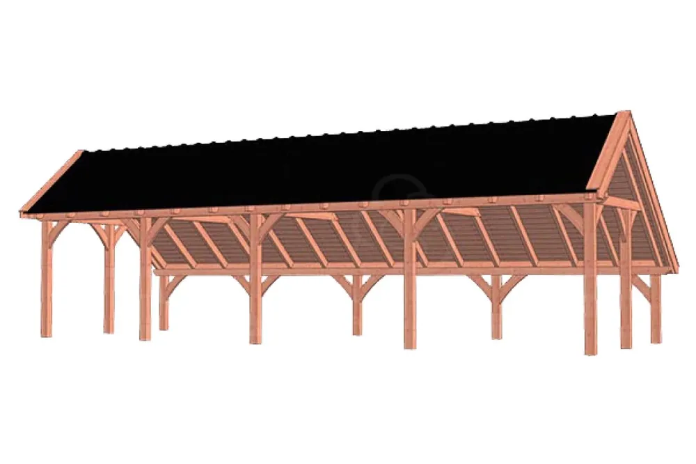 Beperkte Voorraad Trendhout Douglas Kapschuur De Hoeve XL 1110 x 440 cm
