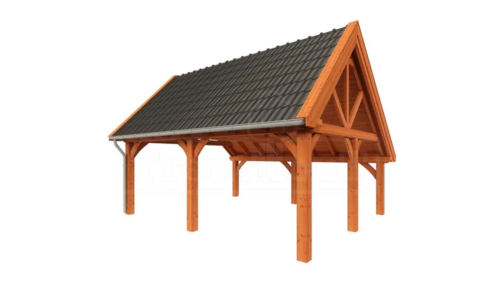 Trendhout Kapschuur De Hofstee XXL 6550 x 5950 mm Hoge Kwaliteit