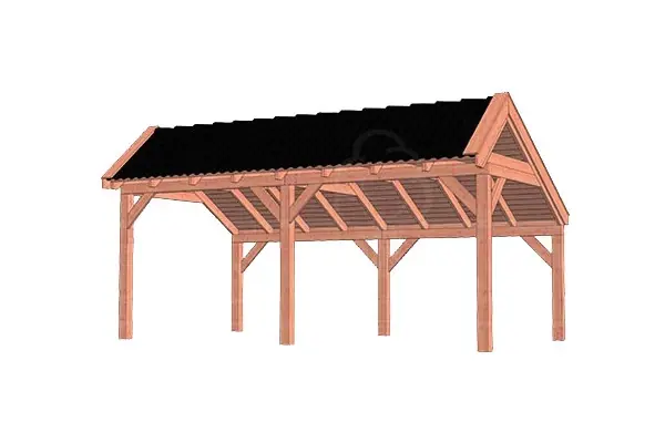Trendhout Douglas Kapschuur De Stee 600 x 360 cm Actieprijs