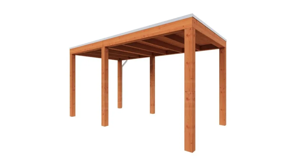 Fabrieksprijs Trendhout Douglas Overkapping Palermo 545 x 370 cm