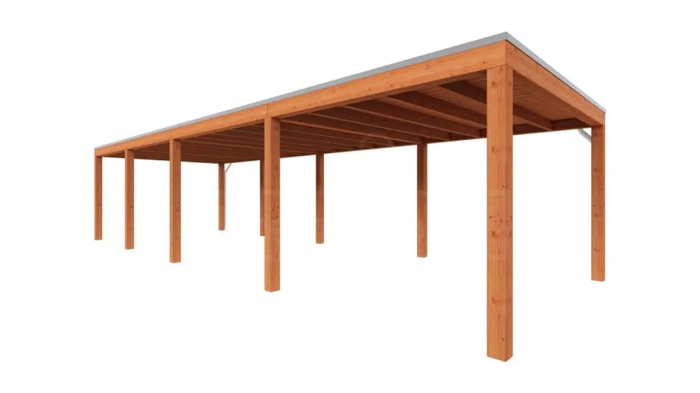 Dagaanbieding Trendhout Douglas Overkapping Palermo 1075 x 250 cm