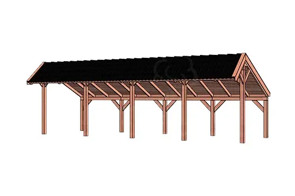 Trendhout Douglas Kapschuur De Heerd 980 x 425 cm Gecertificeerd