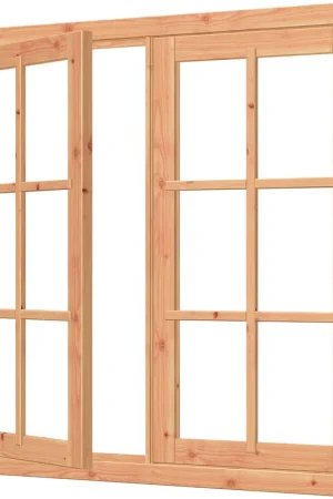 Trendhout Vleugelraam Dubbel Met Kozijn Wit 151.5 x 143 cm Seizoensaanbieding