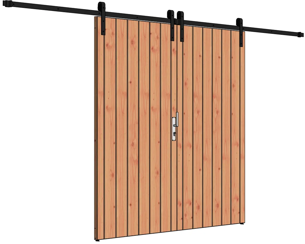 Trendhout Schuifdeur Dubbel 196 x 195 cm Nu Kopen
