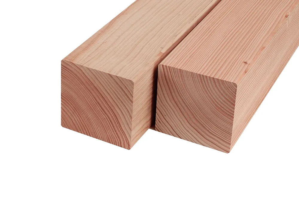 Douglas Paal 19 x 19 cm (190 x 190 mm) Geschaafd - Lengte 600 cm OP = OP Gecertificeerd