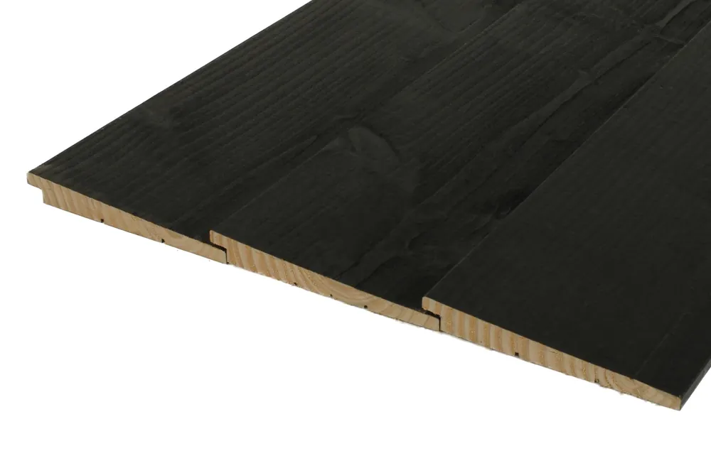 Douglas Zweeds Rabat Zwart Gespoten 2.7 x 19.5 cm - Lengte 500 cm Nieuw