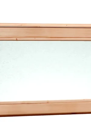 Exclusieve Aanbieding Douglas Vast Raam Met Melkglas Onbehandeld 71.2 x 39 cm