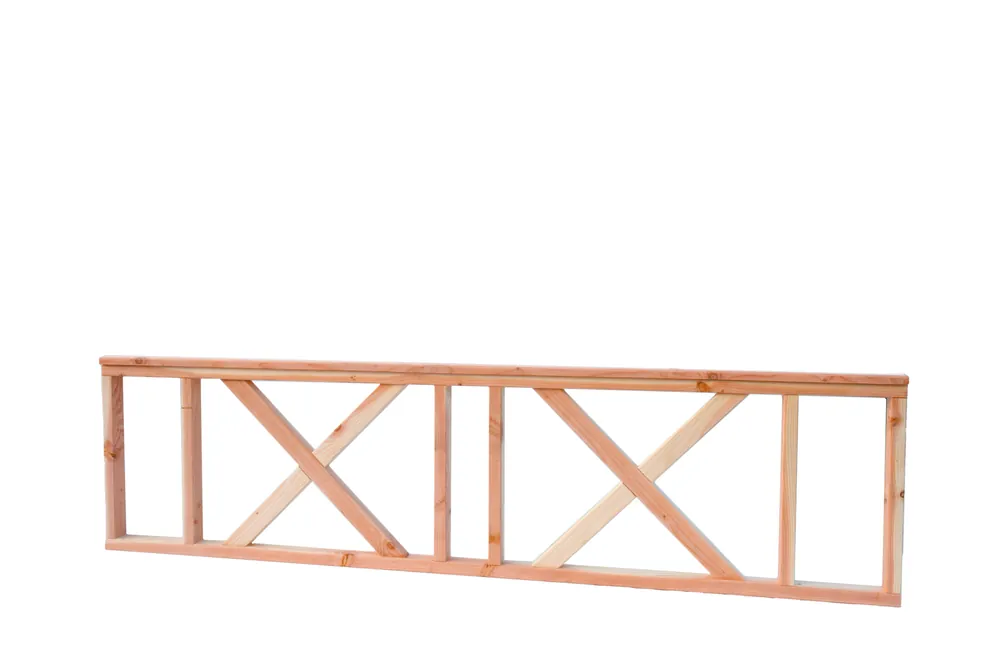 Seizoensaanbieding Douglasvision Hekwerk Met Kruis 278,5 x 73 cm Onbehandeld