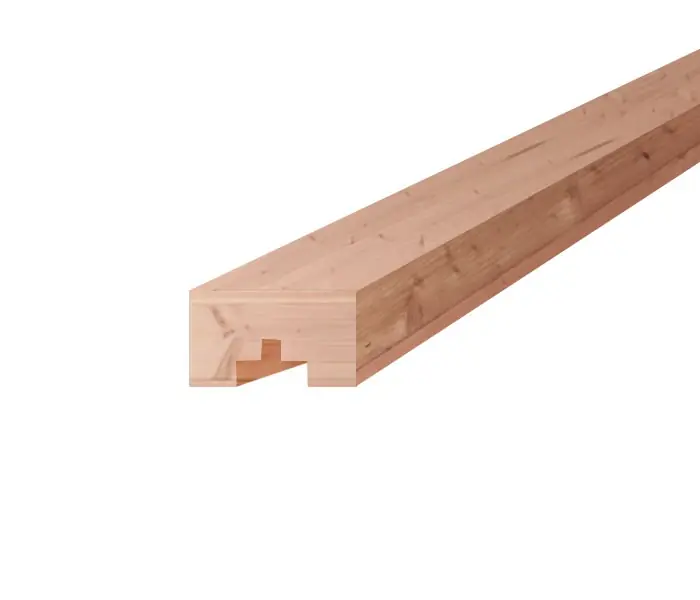 Douglas Afdekregel 1.5 x 7 cm (15 x 70 mm) Onbehandeld - Lengte 200 cm Meest Verkocht