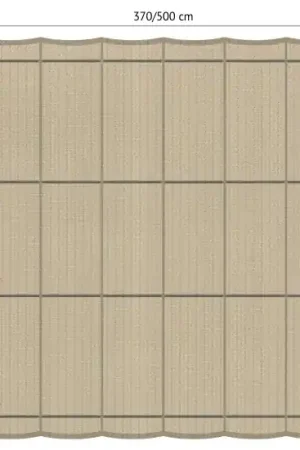 Harmonicadoek 370 x 370 cm Zand Flitsaanbieding