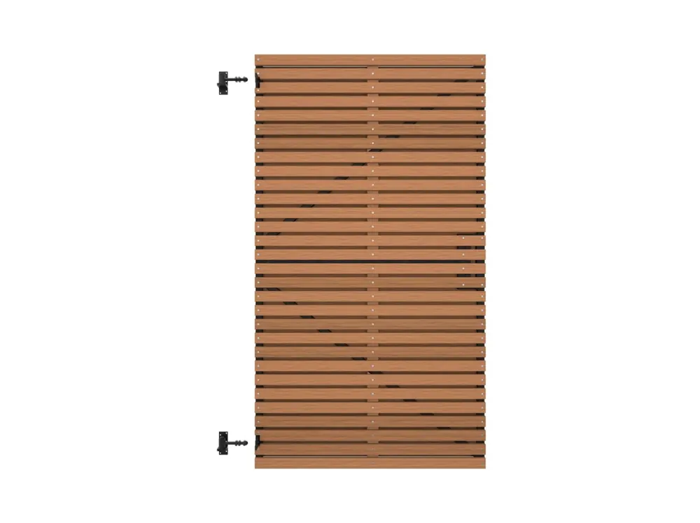 Tijdelijk Beschikbaar Poortdeur Thermowood Ayous Rhombus Horizontaal 100 x 180 cm