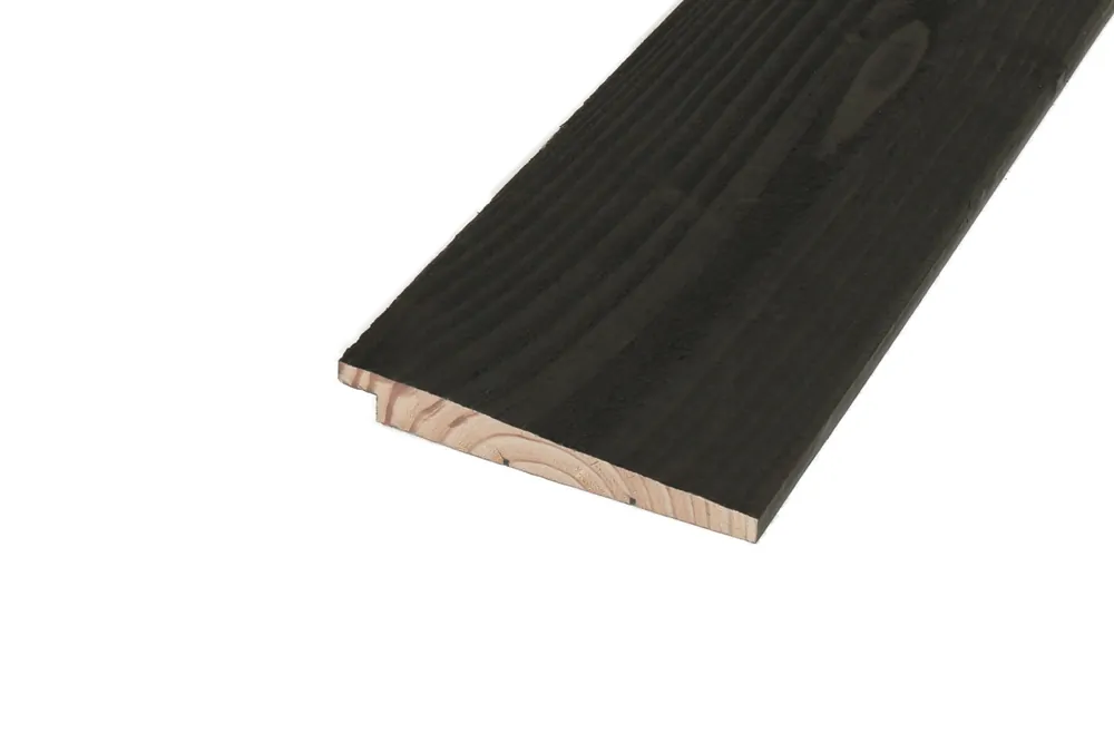 Direct Beschikbaar Douglas Zweeds Rabat 2.1 x 16.5 cm (21 x 165 mm) Zwart Gespoten - Lengte 400 cm