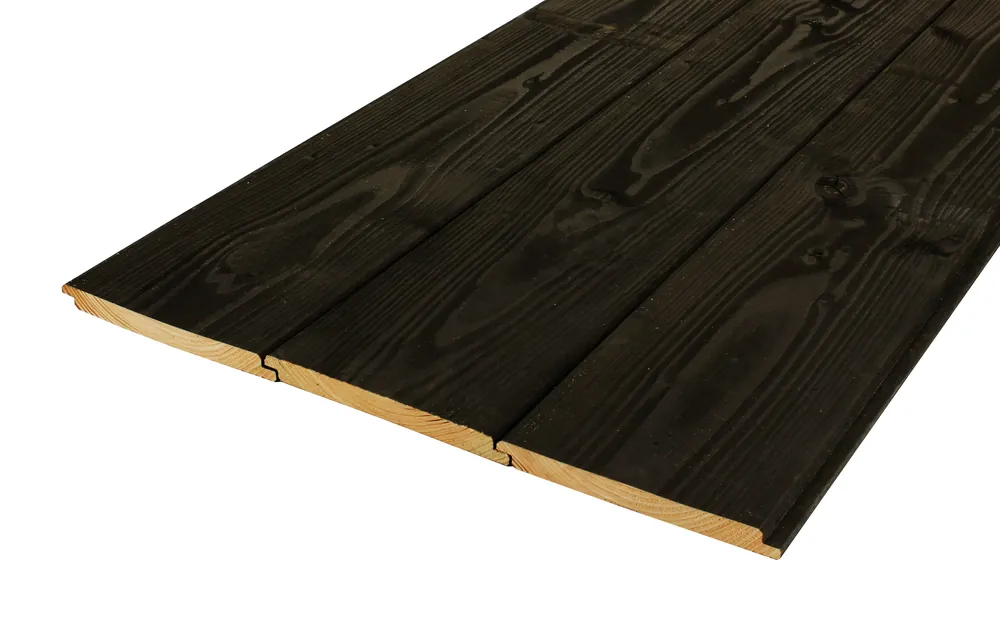 Douglas Sponningplank 1.8 x 19.5 cm (18 x 195 mm) Zwart Gespoten - Lengte 300 cm Favoriet
