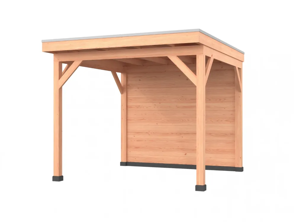 Douglas overkapping, 300 x 350, met achterwand, Westwood Comfort Must-Have
