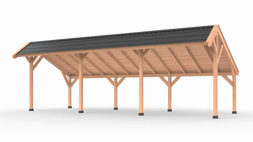 Rechtstreeks Van De Fabrikant Douglas kapschuur, 900 x 300, Westwood Comfort