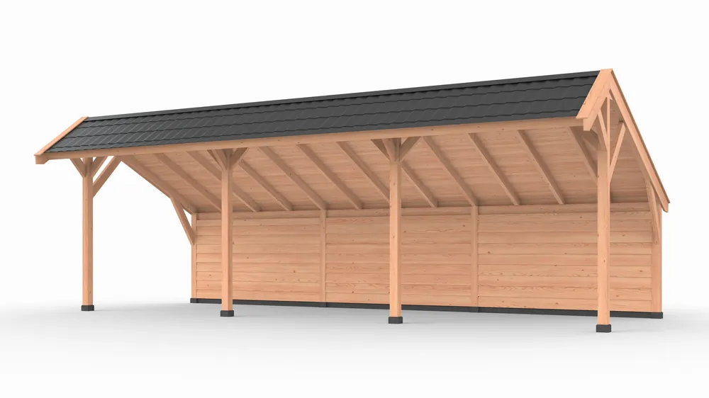 Douglas kapschuur, 900 x 300, met achterwand, Westwood Comfort Rechtstreeks Van De Fabrikant