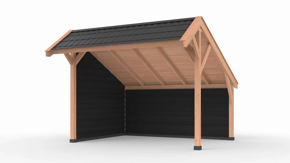 Douglas DIY kapschuur, 400 x 300, met achterwand en zijwand, Westwood Rechtstreeks Van De Fabrikant