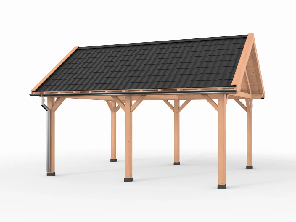Meest Verkocht Douglas overkapping zadeldak, 500 x 400, Westwood Vrijbuiter