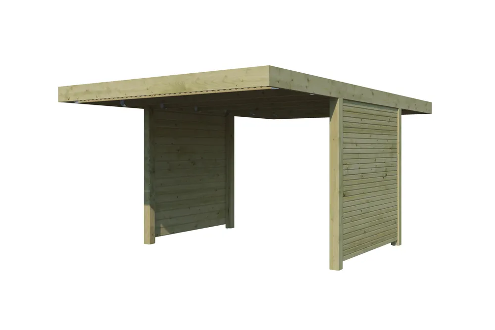 Woodlands Carport Q-Line QB Combinatie A 307 x 554 cm Dagaanbieding