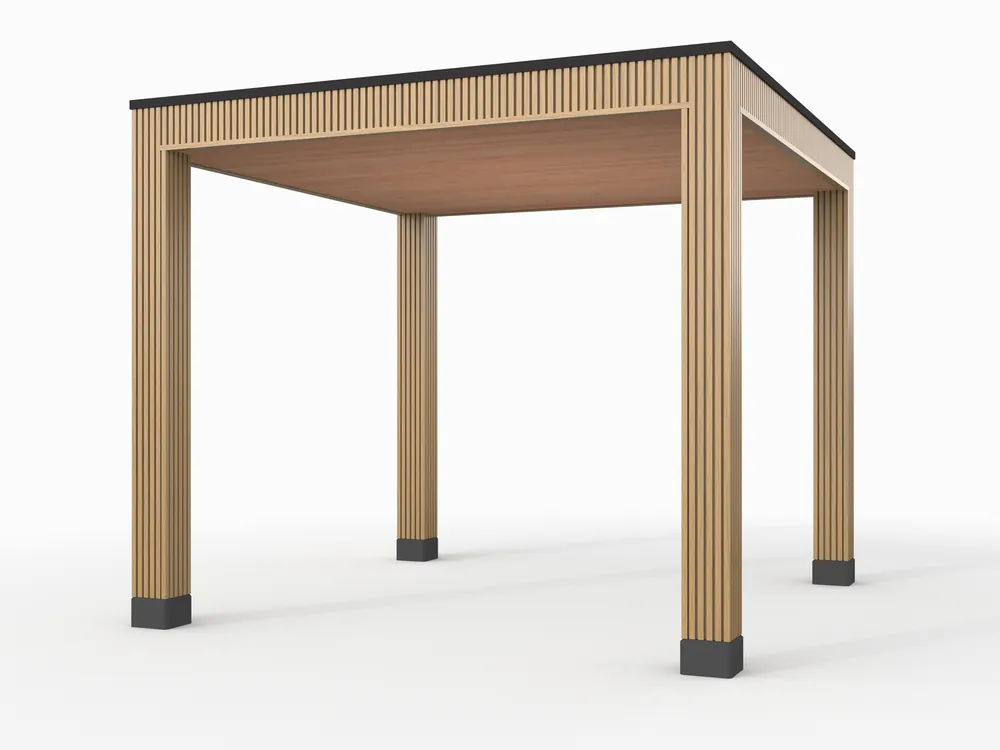 Douglas overkapping, 300 x 300, Westwood Rhombus Red Cedar Bestseller