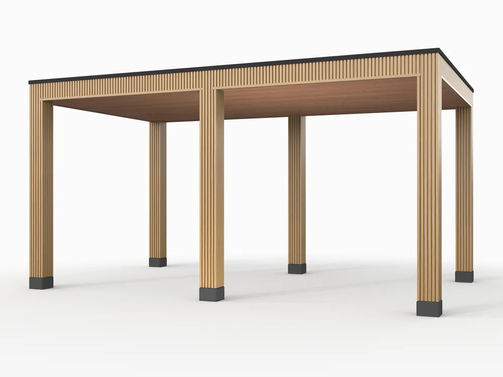 Douglas overkapping, 500 x 300, Westwood Rhombus Red Cedar Direct Verzonden