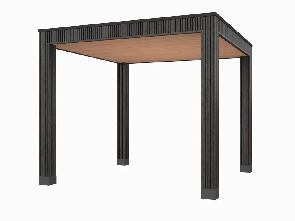 Douglas overkapping, 300 x 300, Westwood Rhombus Zwart Express Levering
