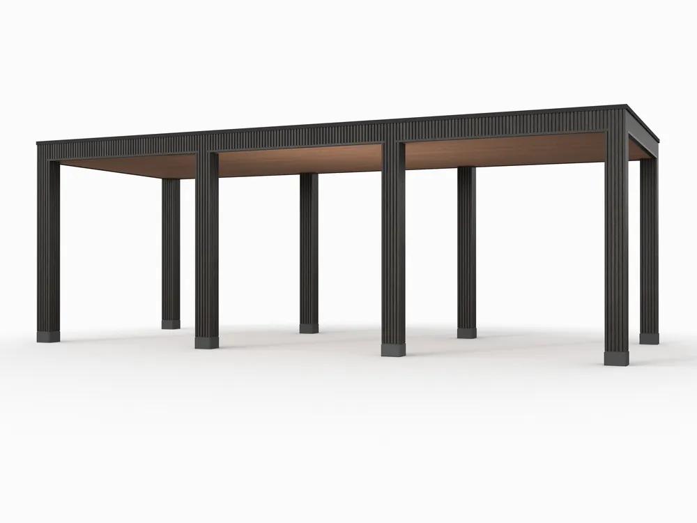 Fabrieksprijs Douglas overkapping, 750 x 300, Westwood Rhombus Zwart