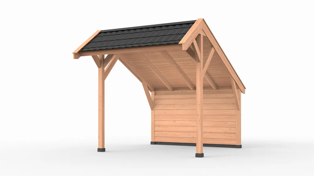 Douglas DIY kapschuur, 300 x 300, met achterwand, Westwood Bestseller