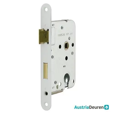 Nieuw Mechanisch Cilinderslot witte voorplaat 1269