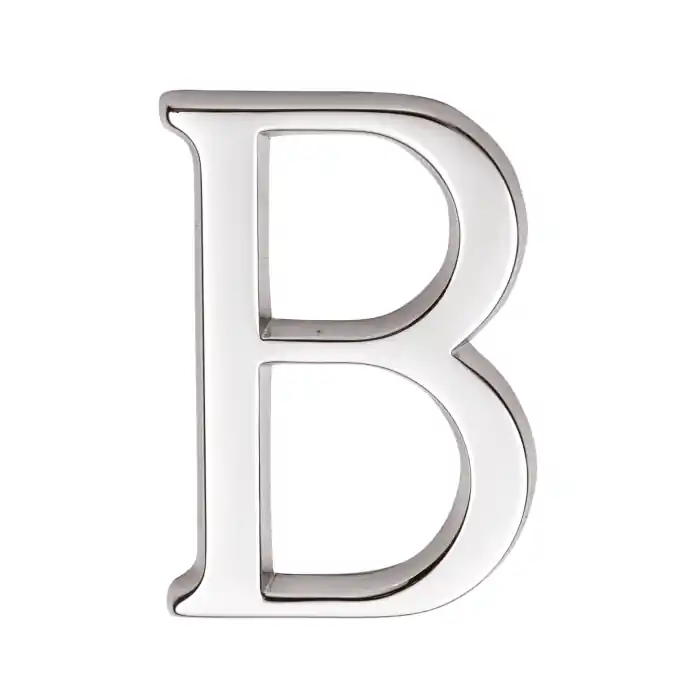 Huisletter B CHROOM Populair