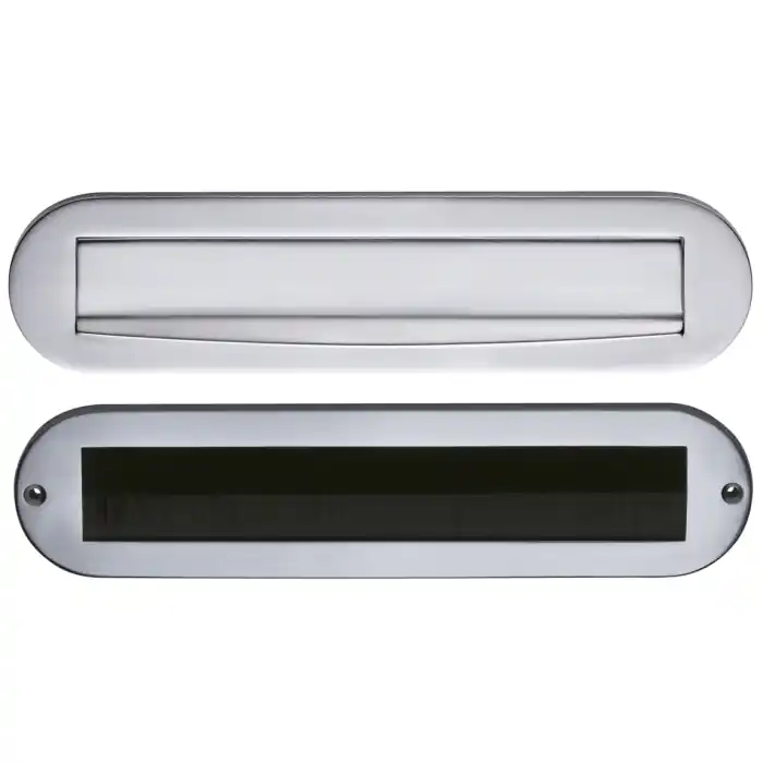 Speciale Aanbieding Brievenbuspakket ovaal MAT CHROOM