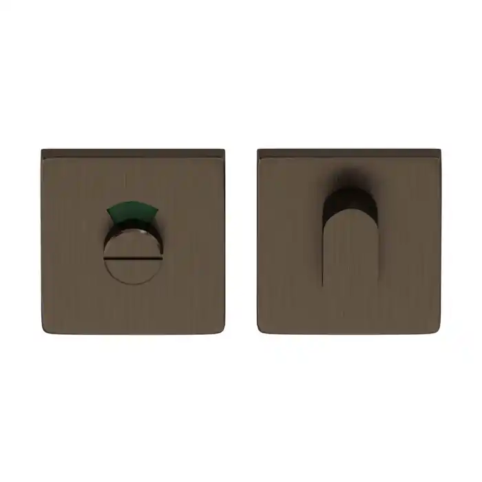 Merkproduct Toiletgarnituur squared regular BRONS