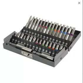 Beste Prijs DYNAPLUS BITSET PROF 32-DELIG DYNA KLEURBANDJES METALEN VERPAKKING