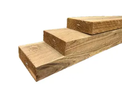 Douglas ribben fijnbezaagd geimpregneerd 50x100/4000 W31439 Op = Op