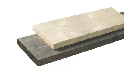 Merkproduct Steigerplank grijs 29x190/5000 TD W06556