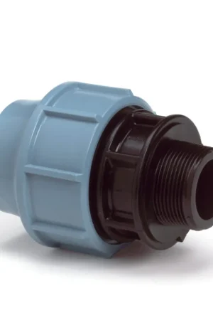 Weekendaanbieding Tyleen koppeling x buitendraad 25mm x 3/4" - Unidelta PE koppeling