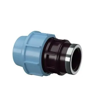 Tyleen koppeling x binnendraad 63mm x 1,5" - Unidelta PE koppeling Weekendaanbieding