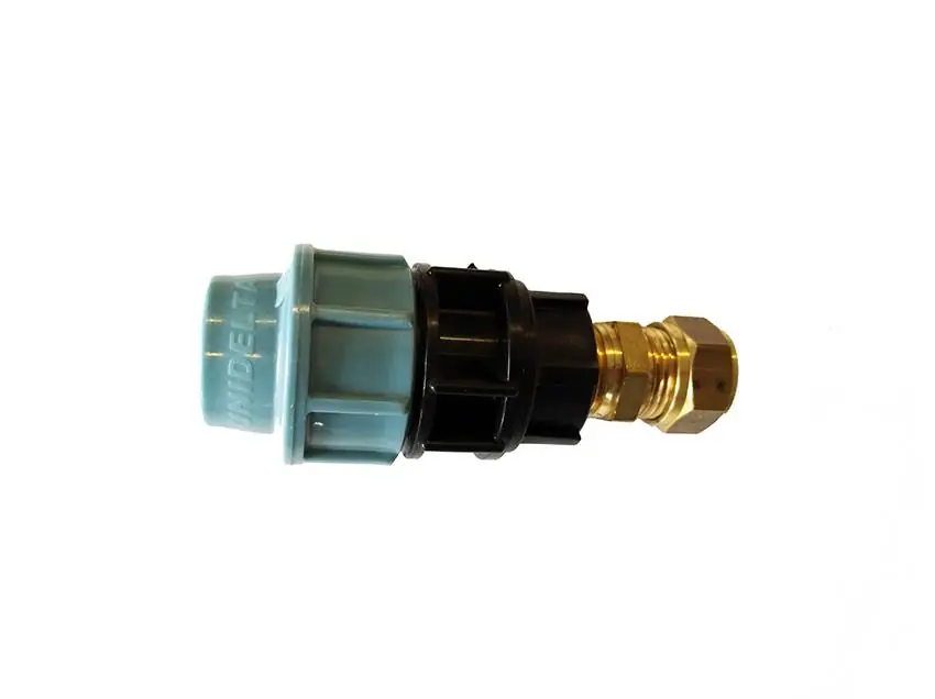 Tyleen - koper overgangskoppeling 16 x 22mm - Unidelta Dagaanbieding