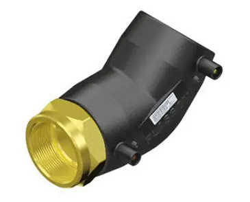Op = Op Plasson elektrolas overgangsknie 63 mm x 1½" - 45° bi.dr.