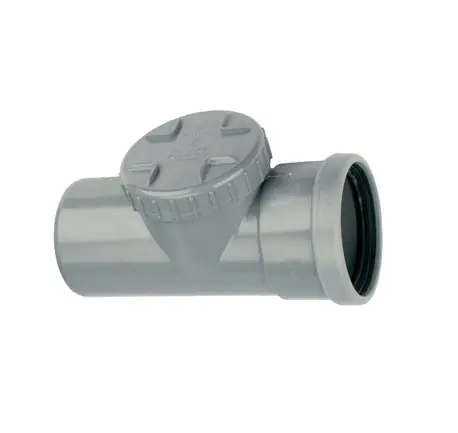 Populair PVC ontstoppingsstuk 110 mm SN4 manchet/spie